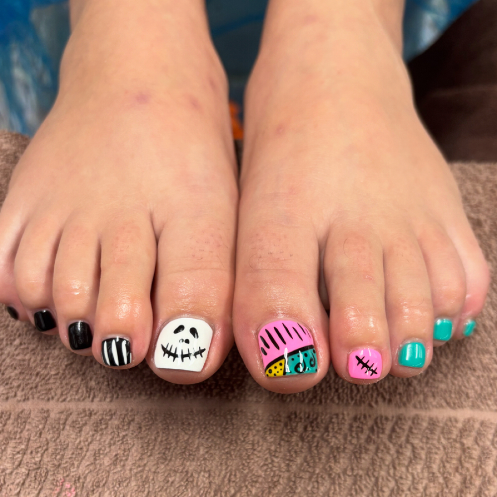 Gel Pedicure at dolledupbydebbie in Twin Falls, ID