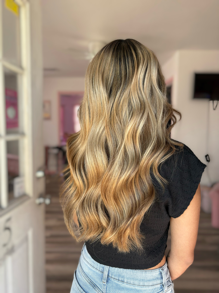 Medium Length Blonding at Hair By Leandra in San Antonio, TX