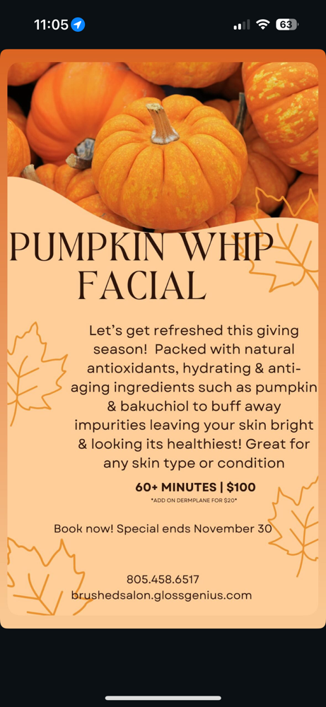 Pumpkin Whip (seasonal)