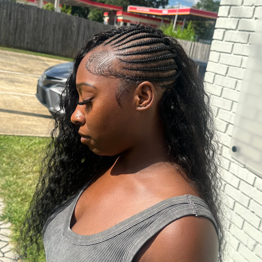 Half Braids/ Half Quick Weave