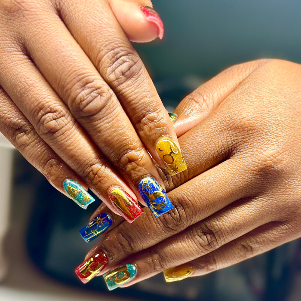 Hard Gel Overlay at Rawrkrylix Nail Studio in Lawton, OK