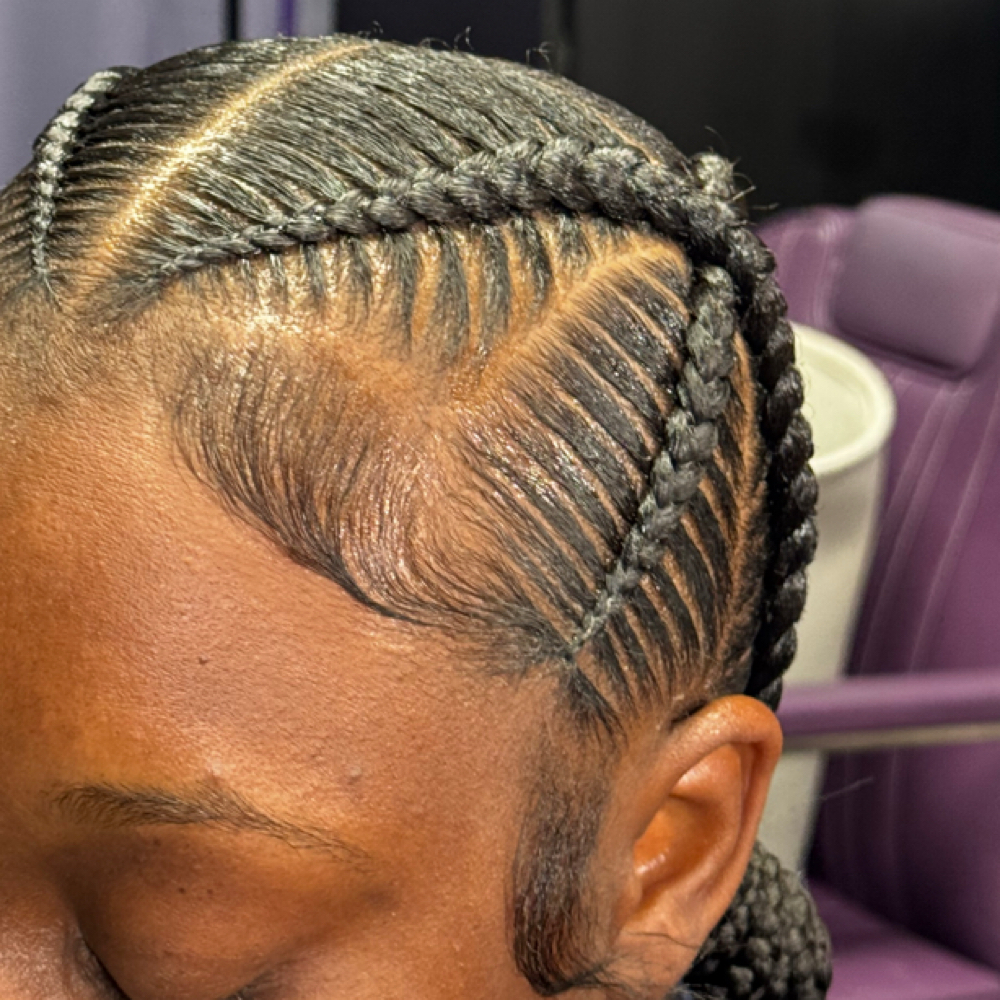 4 Stitch Braids at BraidedBySani in Vallejo, CA