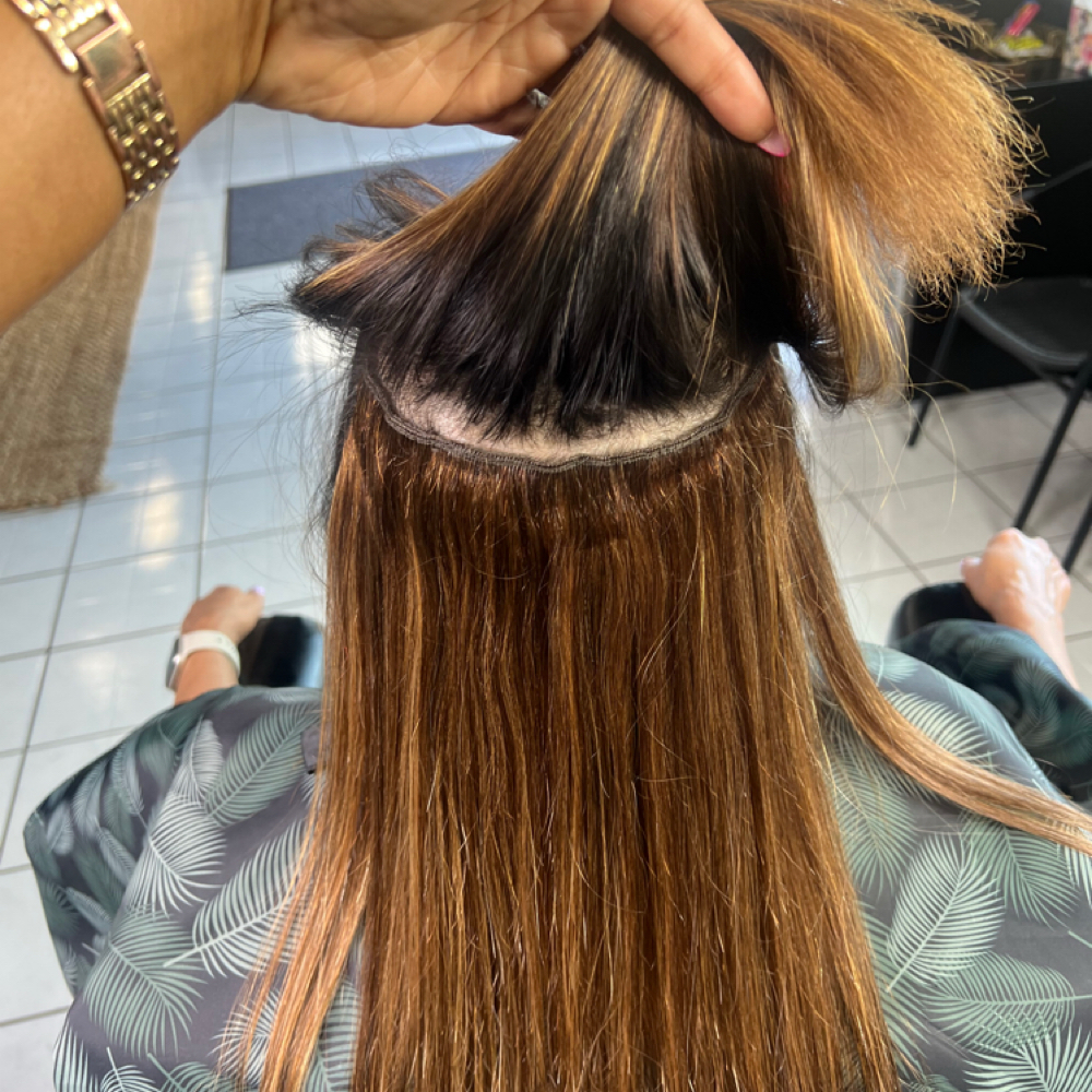Clip-in / Tape-in Ext. Install at ToyaDee   TheStylist at Salon Forty-One in Cincinnati, OH