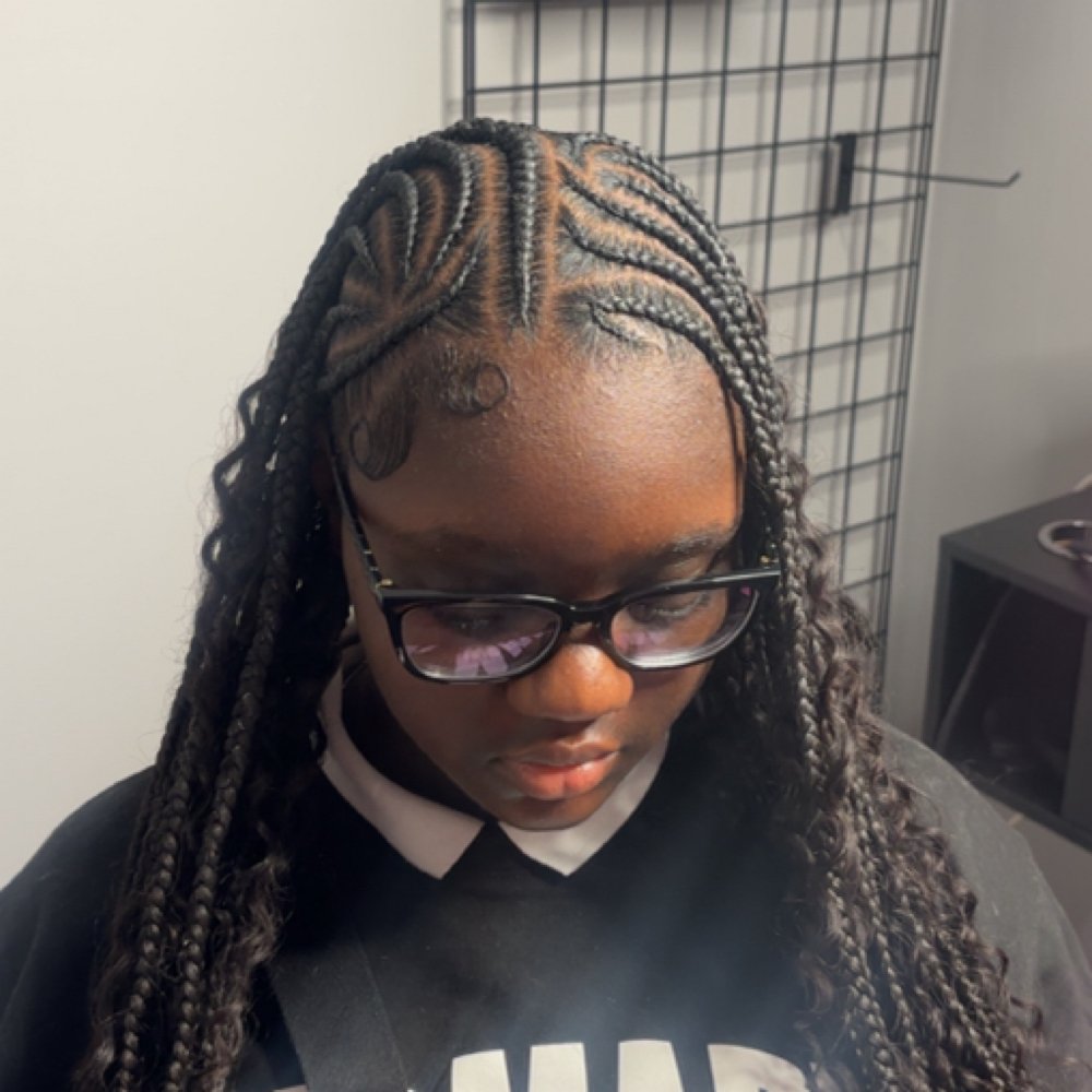Medium Fulani Braids at Arii Lashelle in Akron, OH