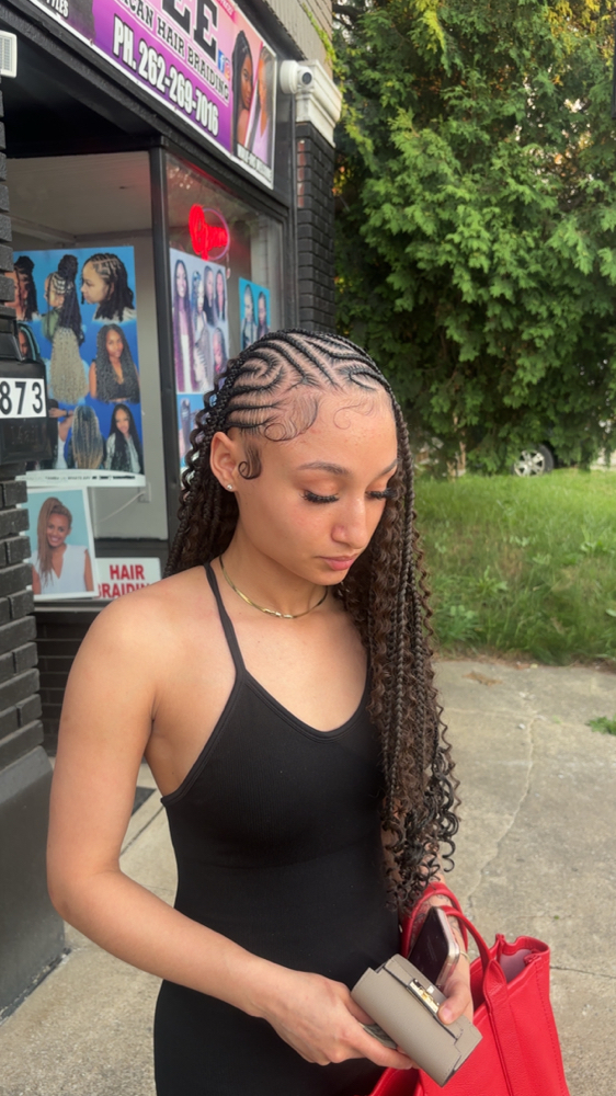 Medium Fulani Braids