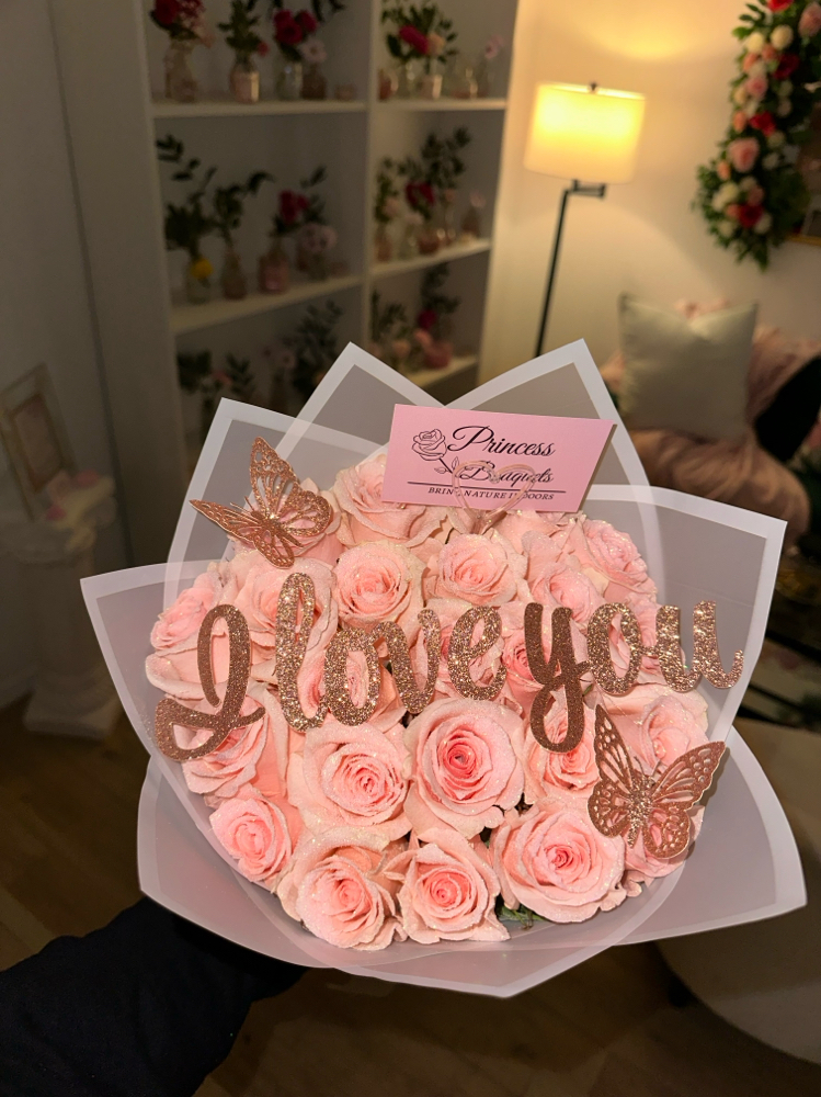 Flower Bouquet - 24 Roses