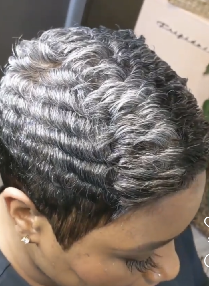 Relaxer Re-Touch at Hair by A. Renèe in Stonecrest, GA