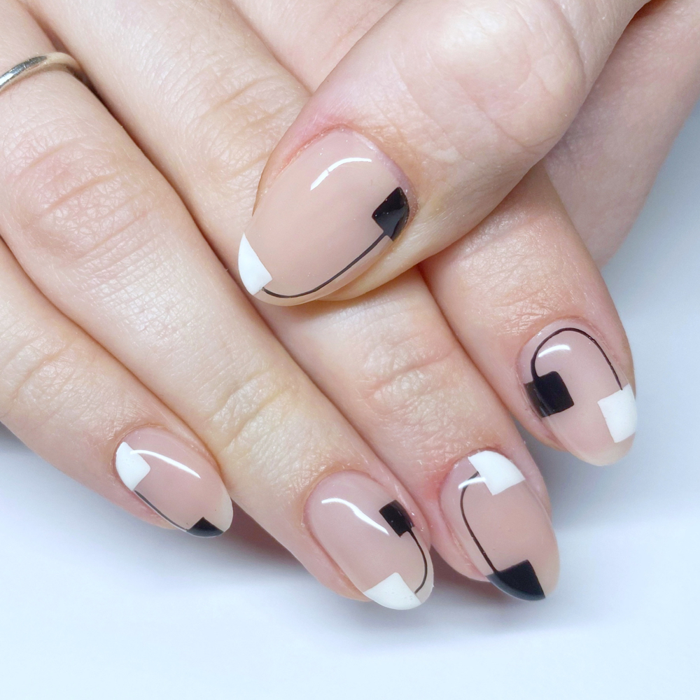 Simple Art Gel Manicure w/ Removal