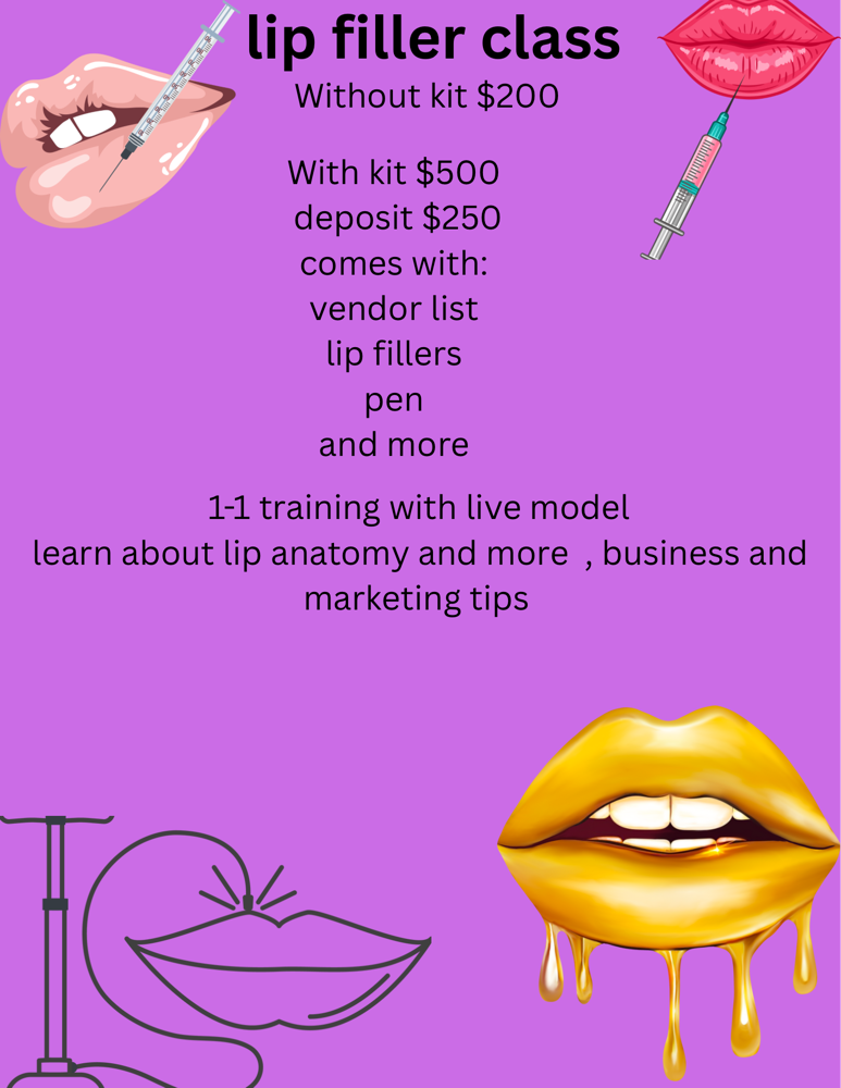 Lip Filler Class With Kit