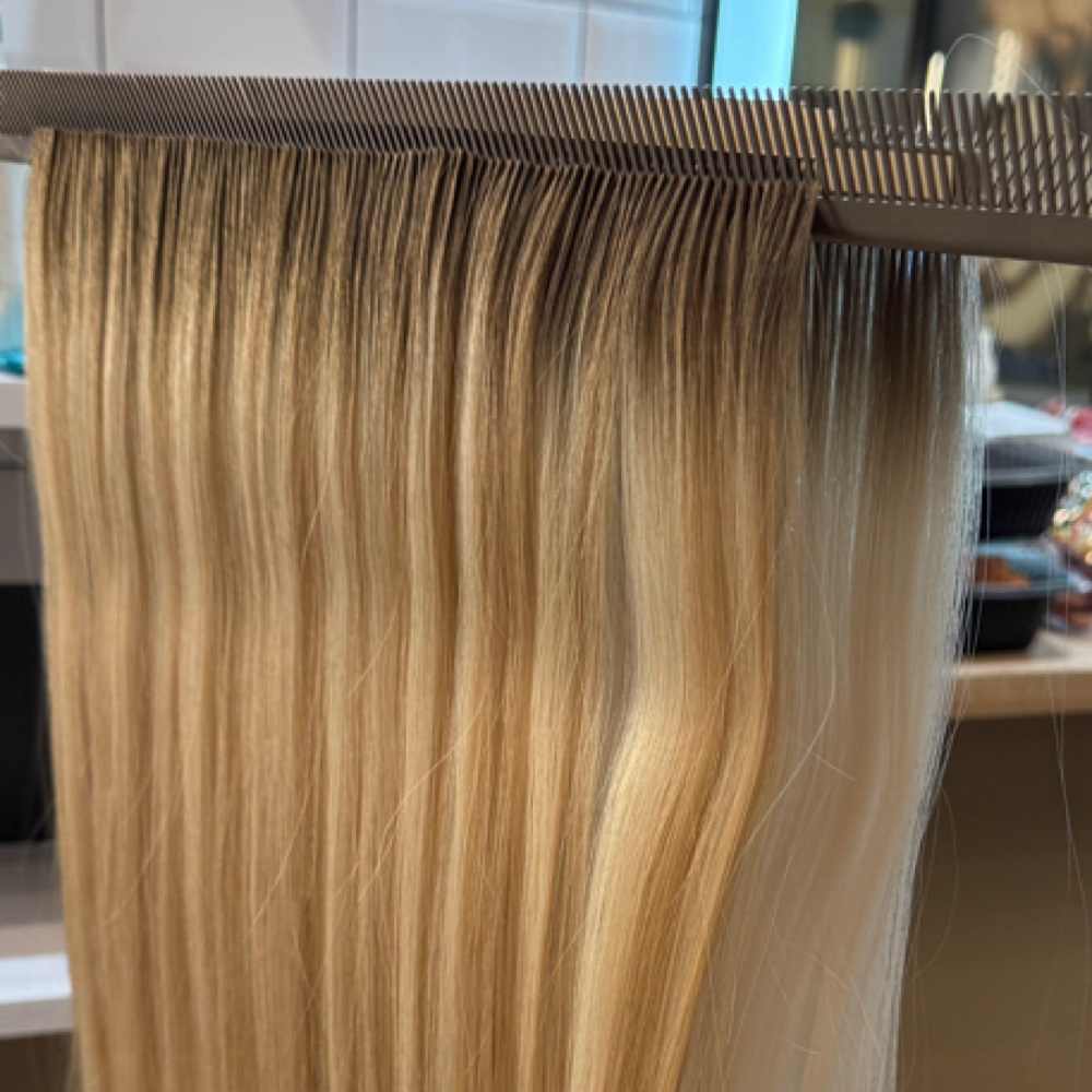 EXTENSION RE-INSTALL at Bella Balayage Hair Studio in Palm Beach Gardens, FL