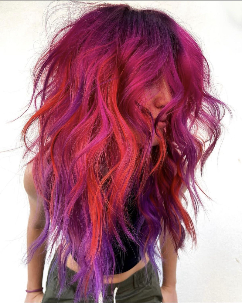 Vivid application at Cry Baby Hair in Florence, AL