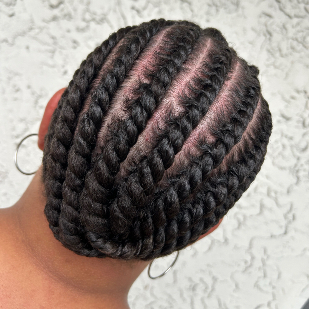 Flat Twists at Eden Holistic Hair in Hendersonville, TN