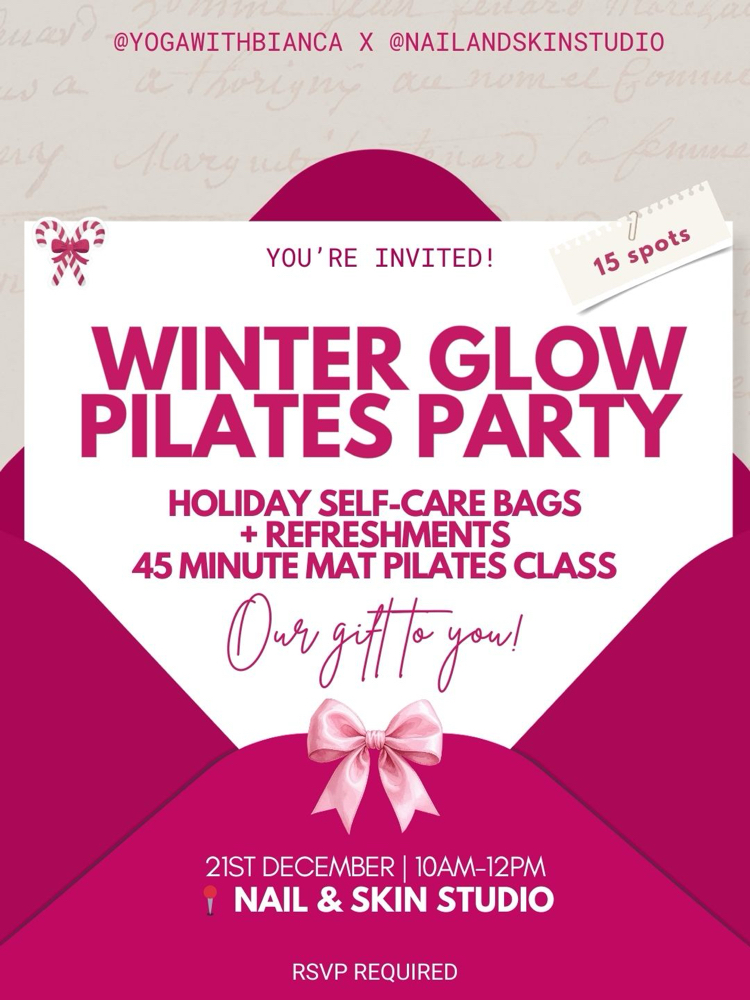 WINTER GLOW PILATES EVENT