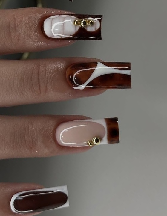 Medium Acrylic Nail Set at The Hair & Waxing Lounge in Guymon, OK