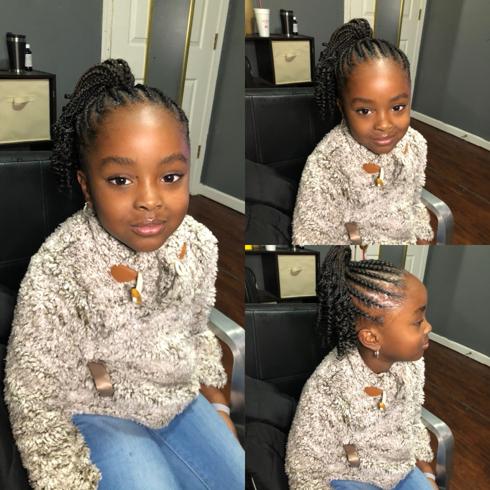 Kids Scalp Braids (no hair added)