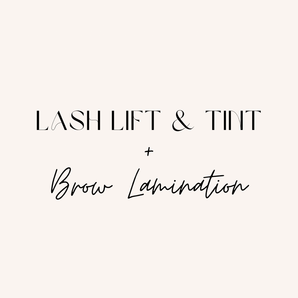 Lash Lift & Tint + Brow Lamination