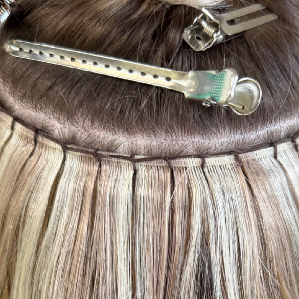 Hand Tied Extension Install - MW at Elsewhere Salon in Richmond, KY