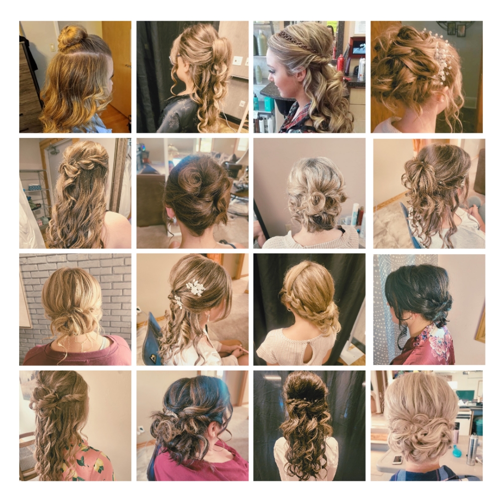 Travel Bridal Party Updo
