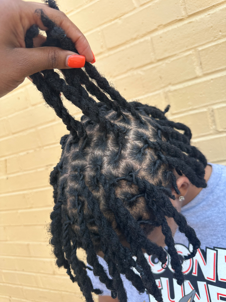 Two Strand Twist On Locs