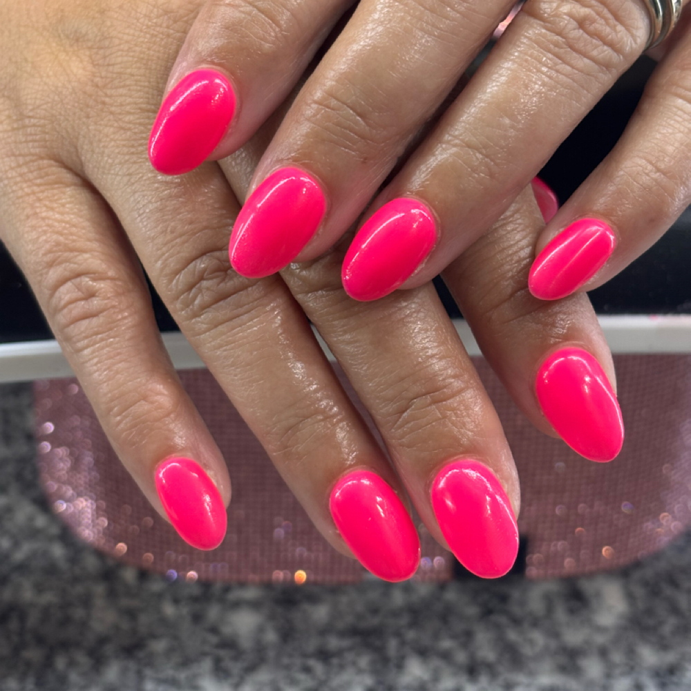 Acrylic Fill With Solid Color at Aspasia Salon in Saint Charles, MN