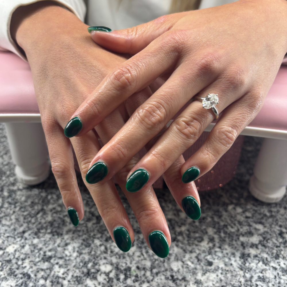 Acrylic Fill With Solid Color at Aspasia Salon in Saint Charles, MN