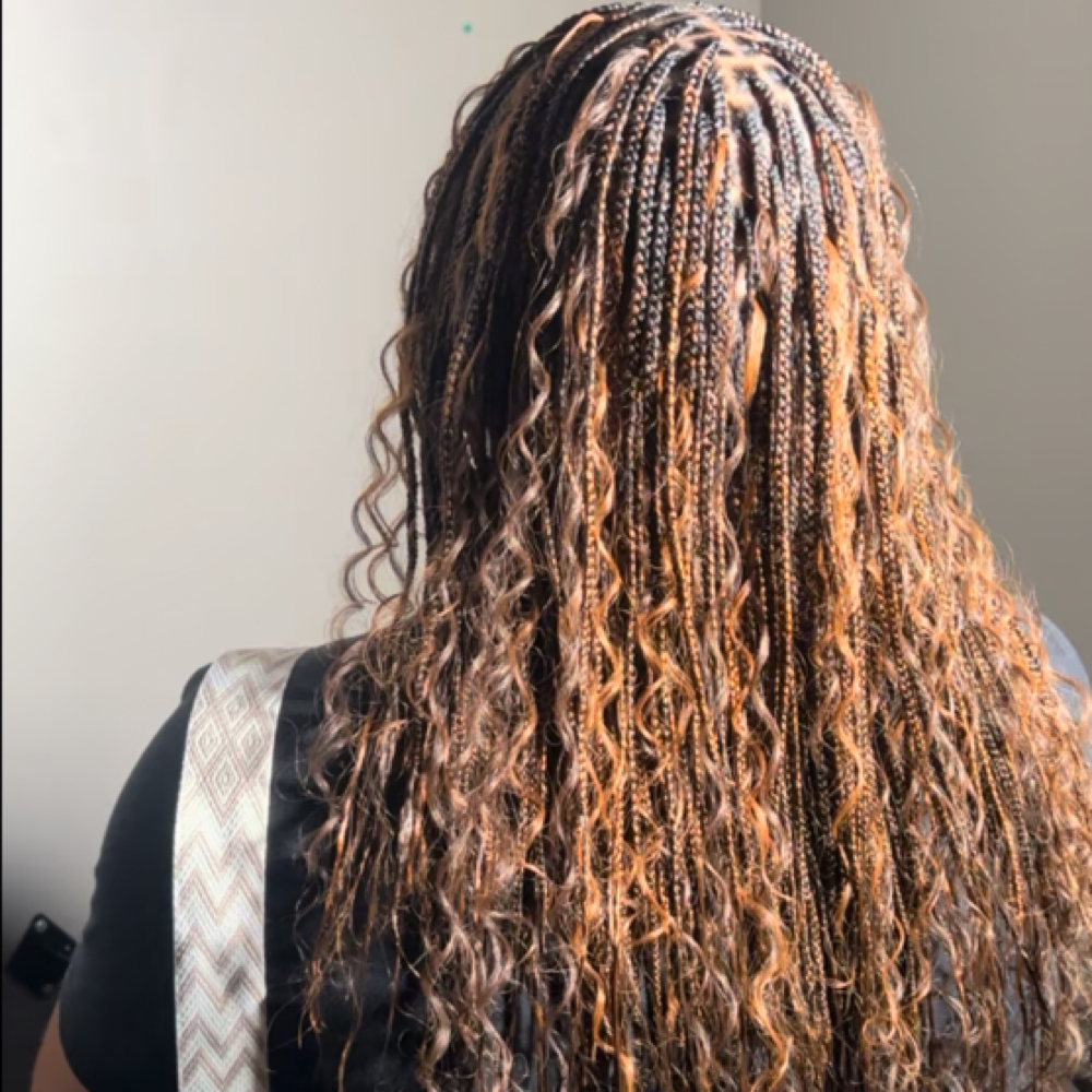 Small boho knotless at sm.styled in Kansas City, KS