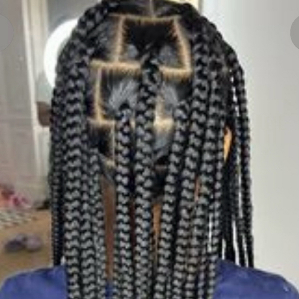 Kids Jumbo Knotless at Glam Braids in Marietta, GA