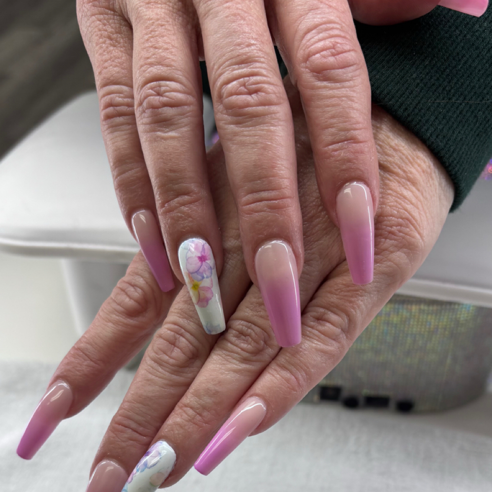 Acrylic Full Set Xxl at The Nail Vault in Williamsburg, VA