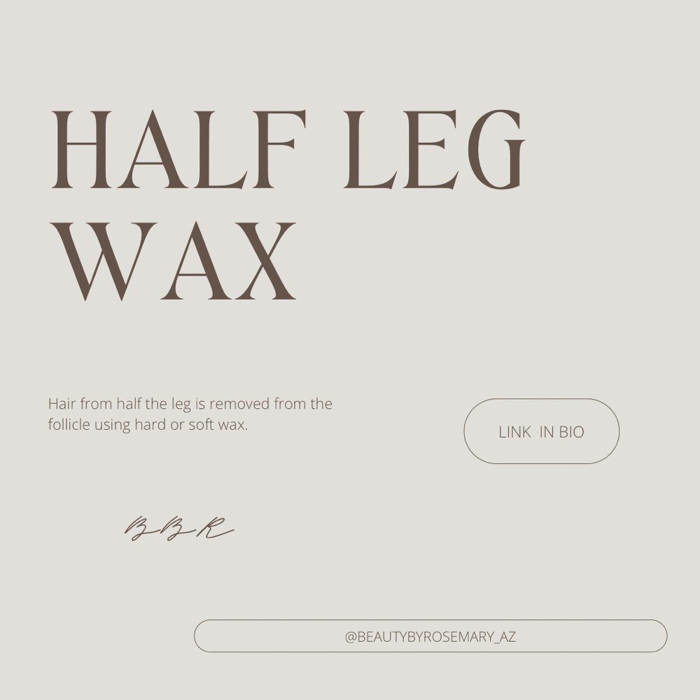 Half Leg Wax