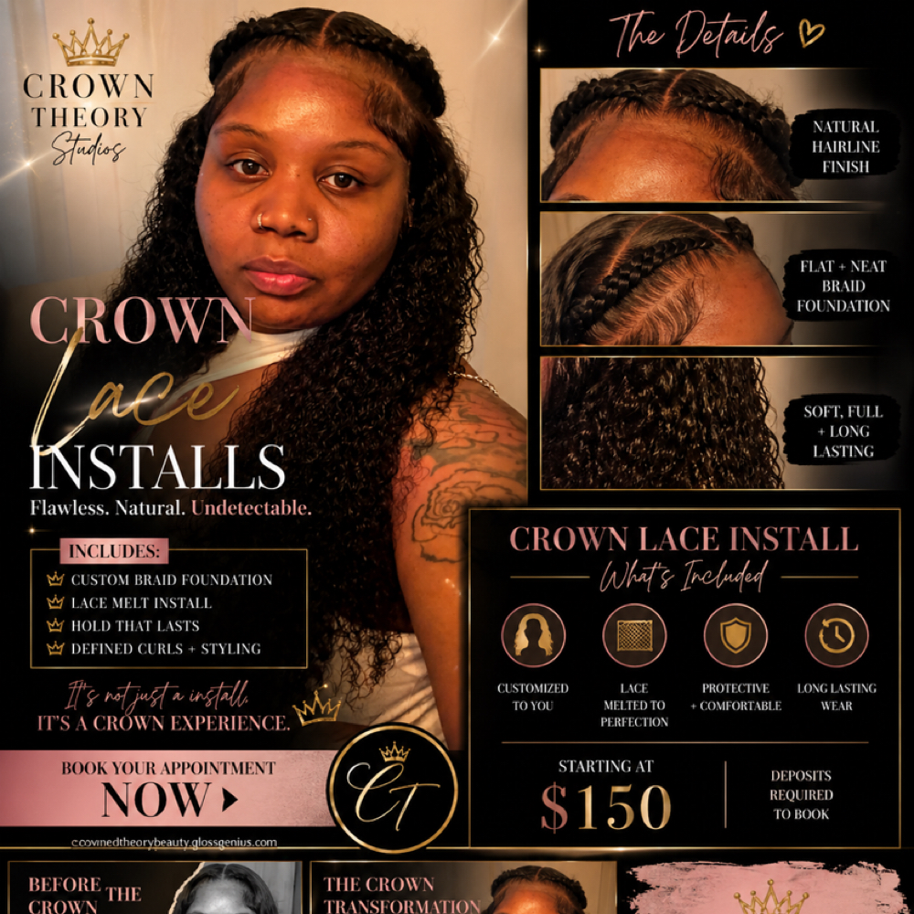 Crown  Wig Installs at Crown Theory Studios in Holiday, FL