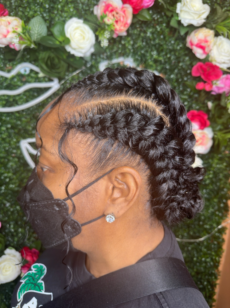 2 BUTTERFLY BRAIDS