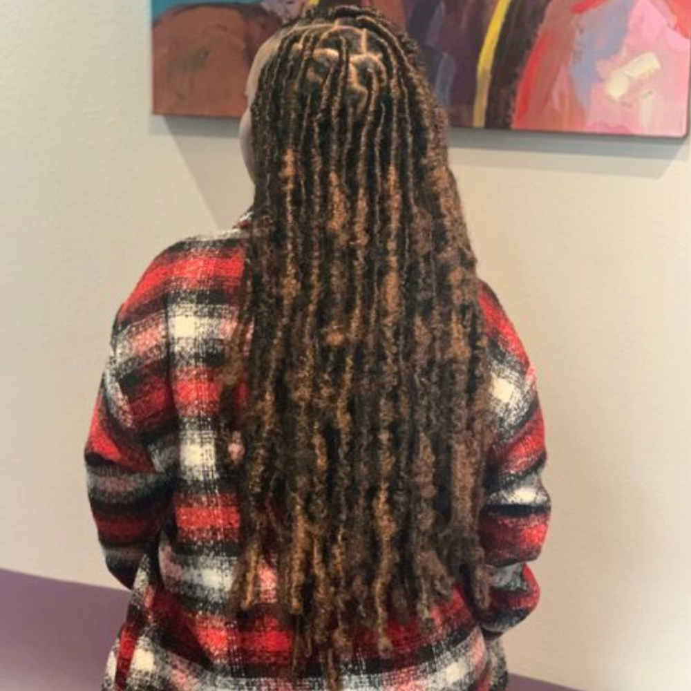 Goddess Loc Crochet individual at Madame Jay Salon in Freeport, NY