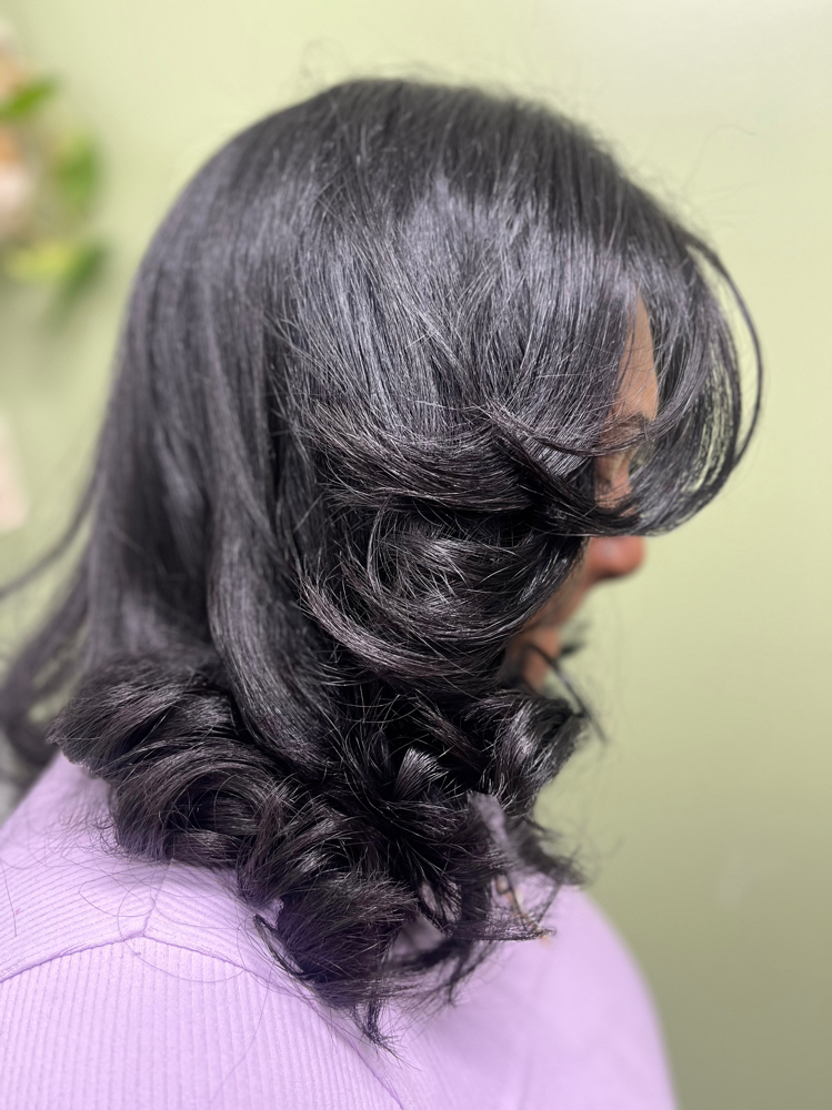 BLOWOUT & STYLING W/ TEXTURED HAIR