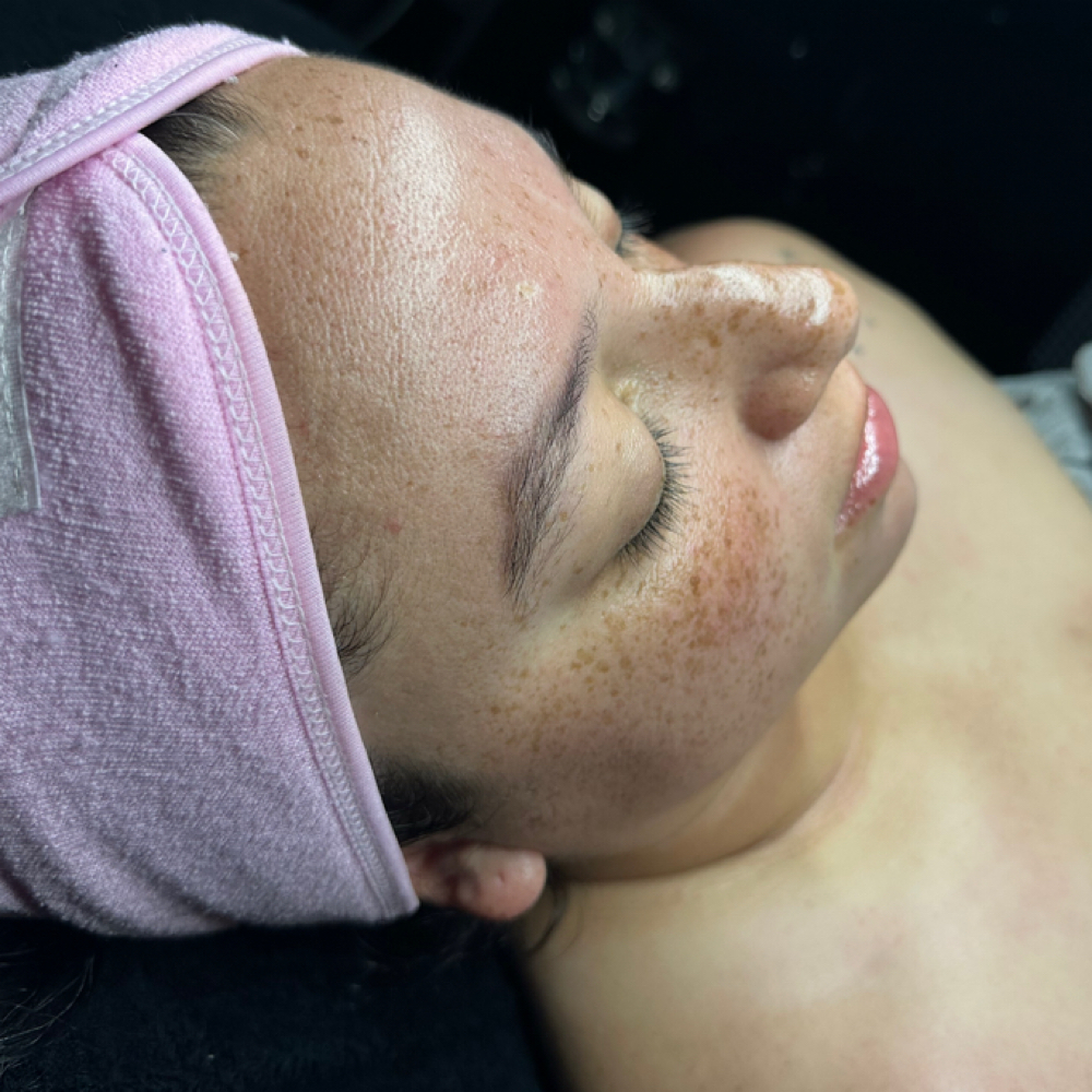 Custom Facial at Wildflower Beauty Lounge in Grandview, TX