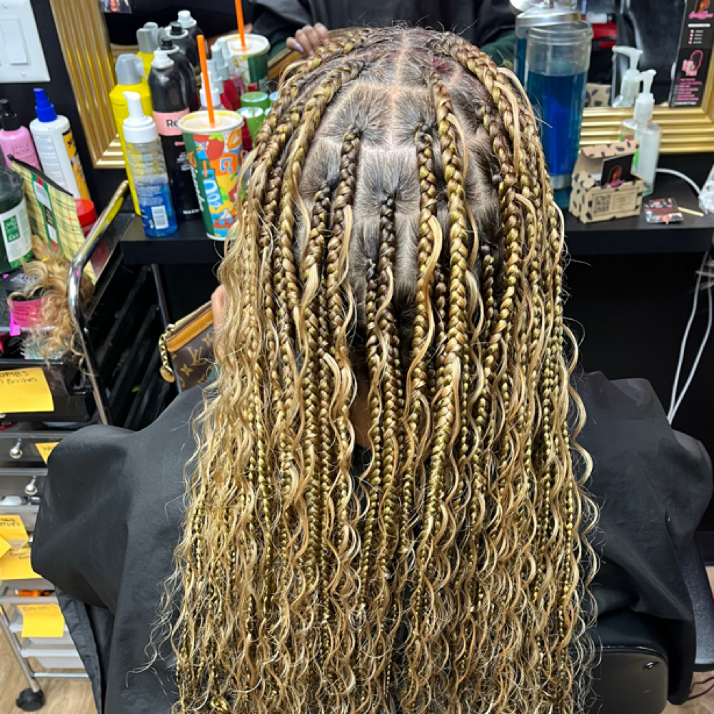 Medium Knotless at Hair by sani in Sacramento, CA