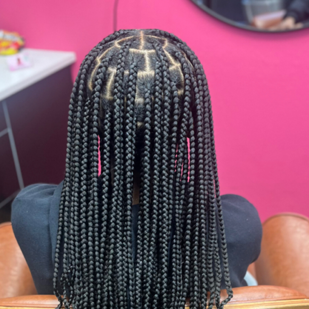 Medium Knotless at Hair by sani in Sacramento, CA