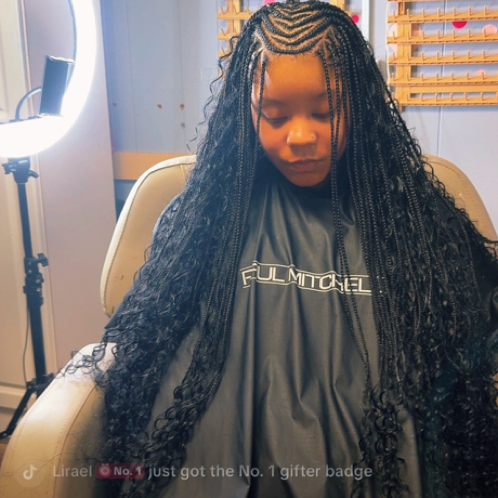 Fulani Braids at Lucky Your Hair Salon in Toledo, OH