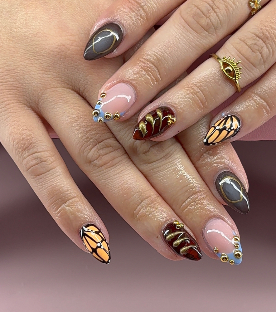 Soak Off + New Set at MarilynnXNails in Desert Hot Springs, CA