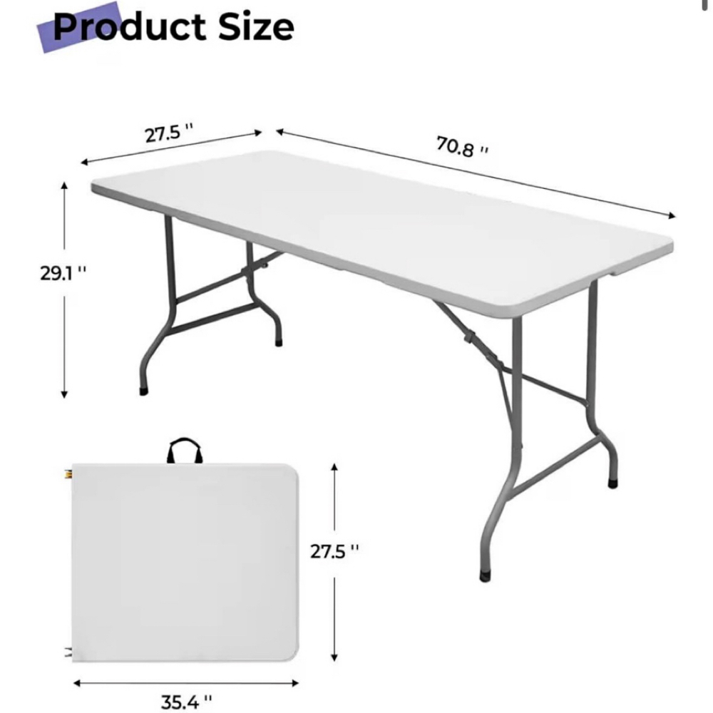 Folding Tables at Wonderland Inflatables in Louisville, KY