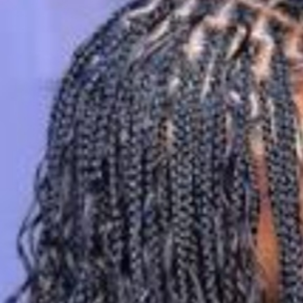 Knotless Boho Box braids-Small at Lady A's Braids & Weaves Studio LLC in Humble, TX