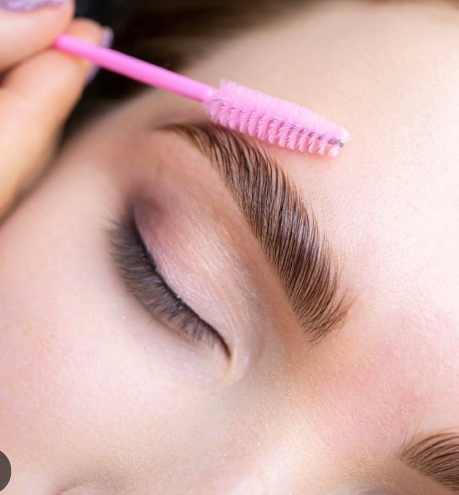 Eyebrow wax, tint & lami combo
