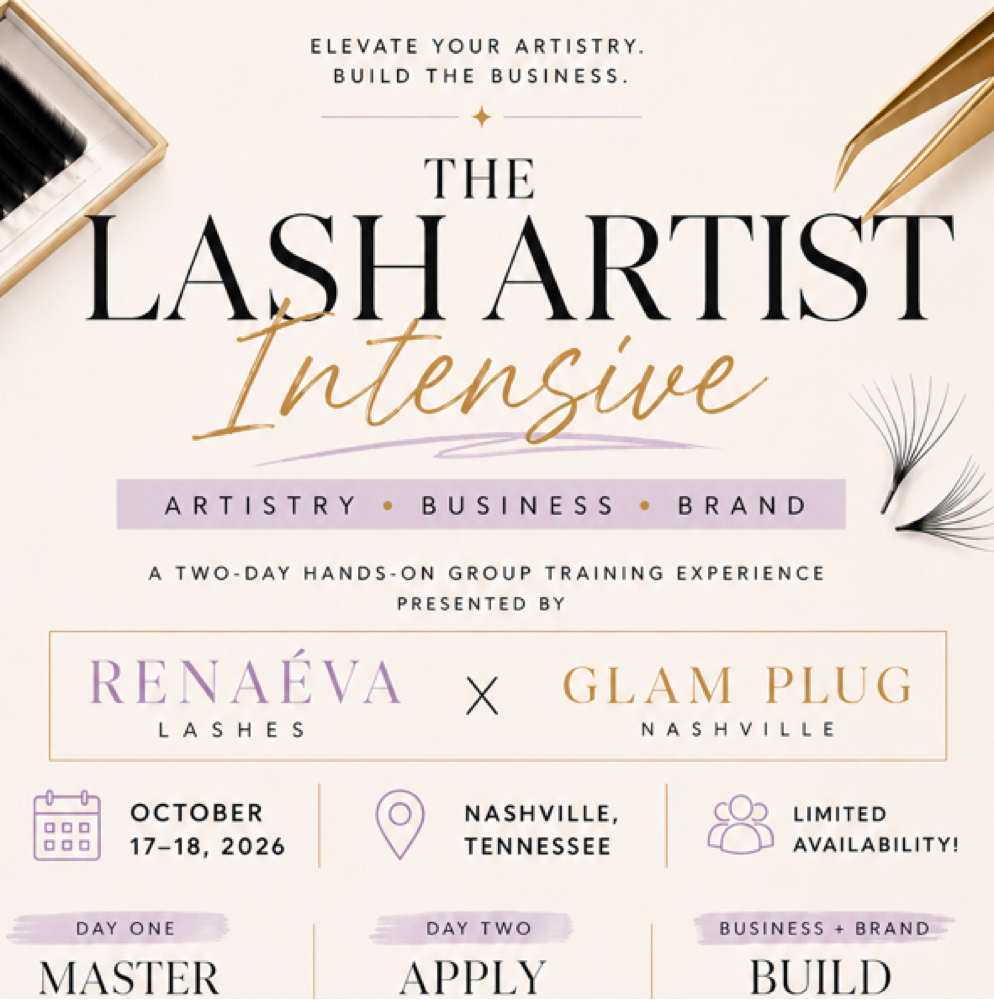 Lash Artist Group Training at Renaéva Lashes in Smyrna, TN
