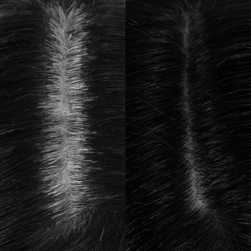 Grey coverage/ Root retouch at Elizabeth Grace Beauty in South Charleston, WV