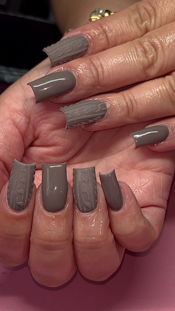 Medium Fill With Gel Polish