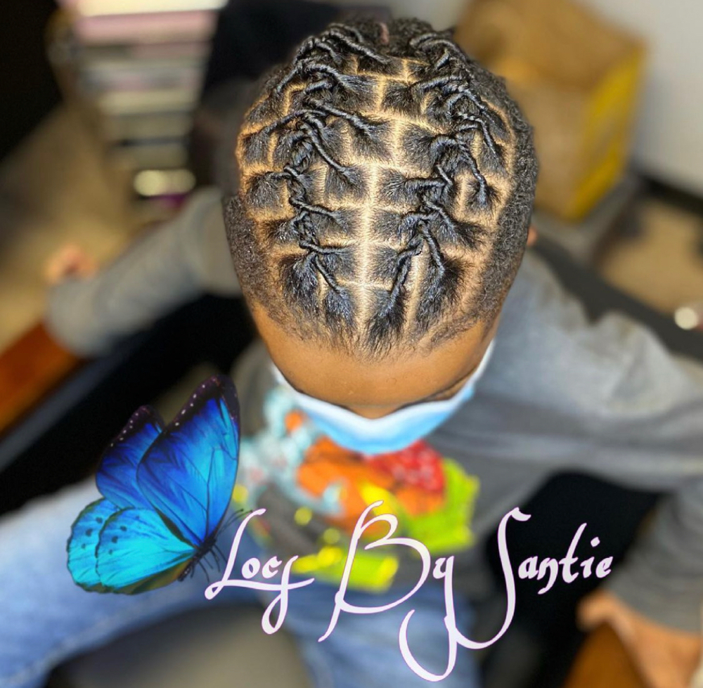 Kids Partial Retwist & Style