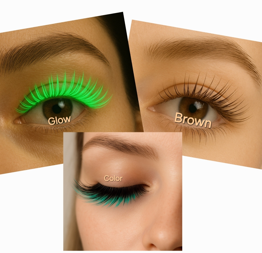Colorful Lash Extensions