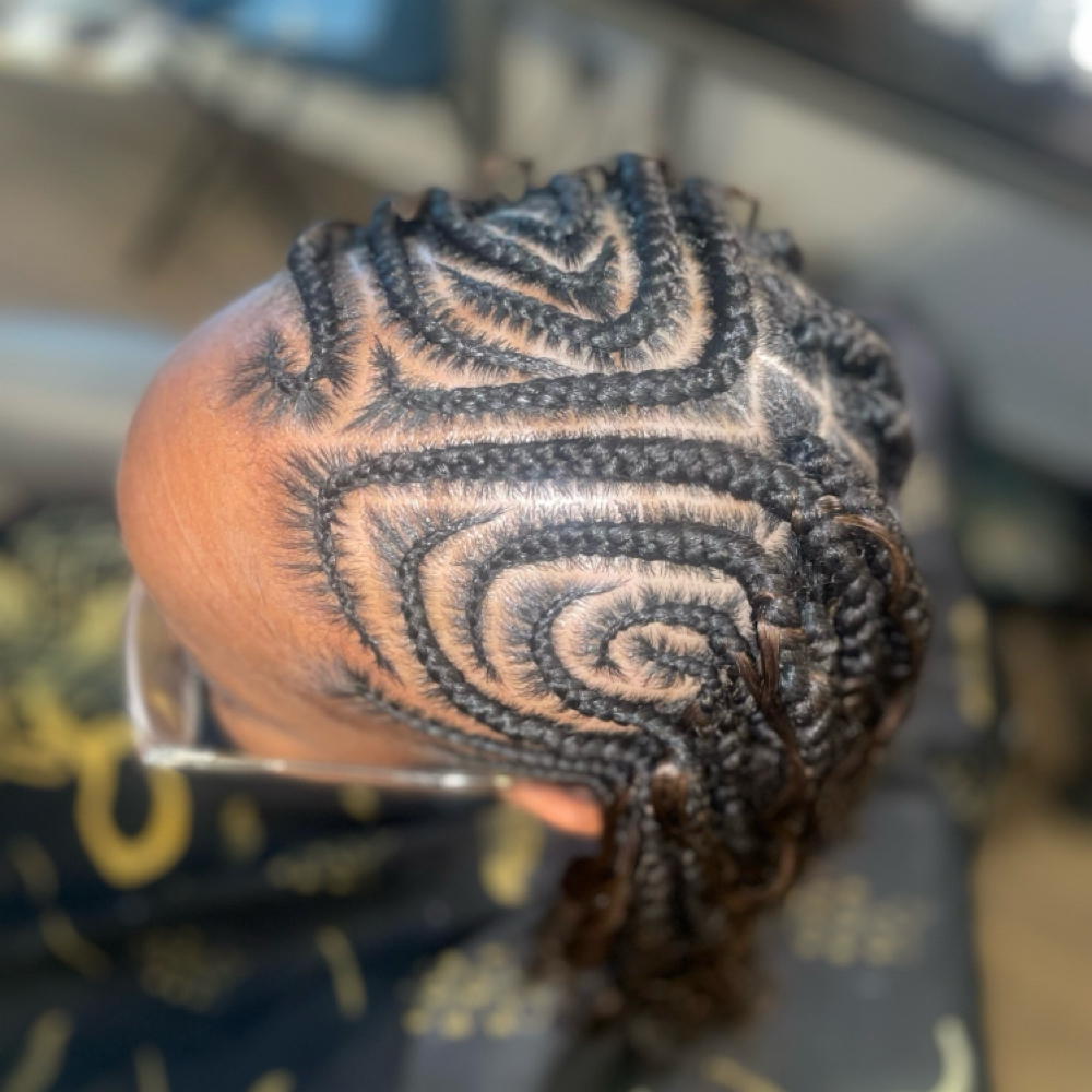 Smedium Fulani Braids at Red Rose Styles LLC. in Moore, OK