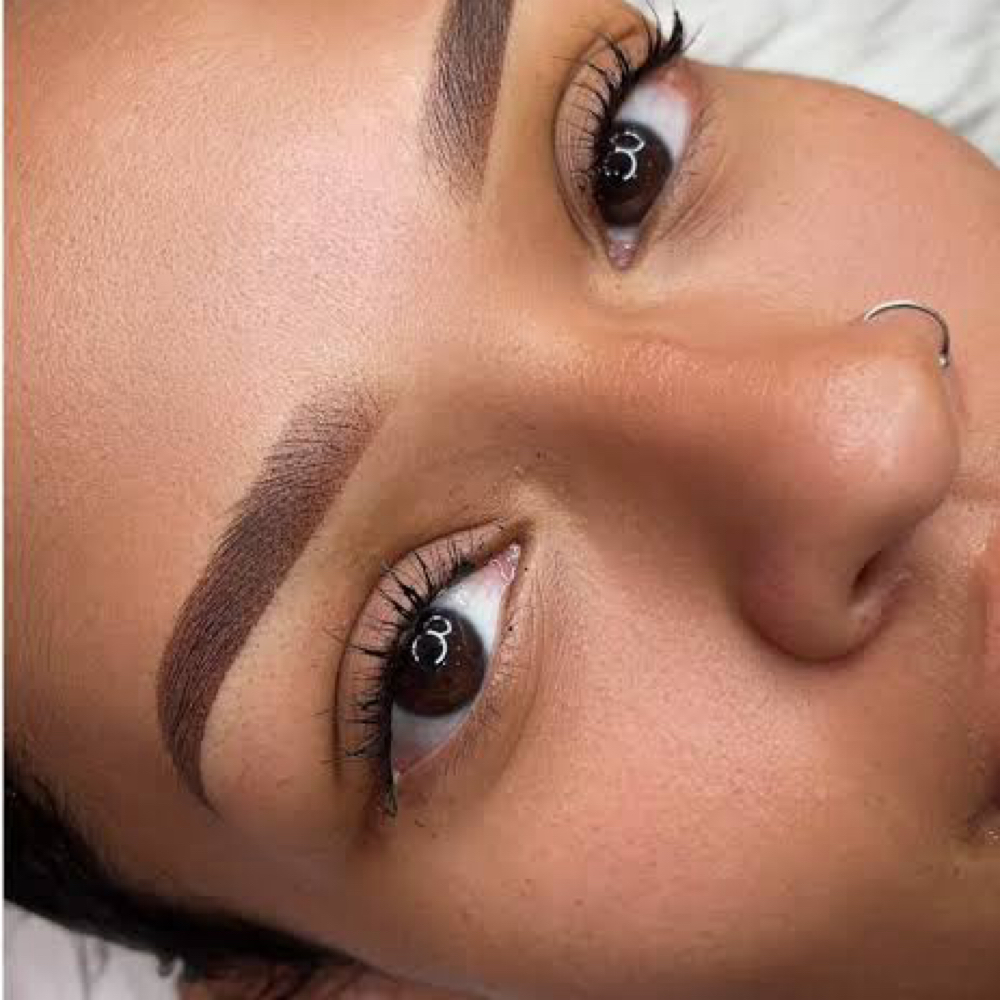 AFTER 4-8 MONTHS TOUCH UP at Van Brows Seattle in Lakewood, WA