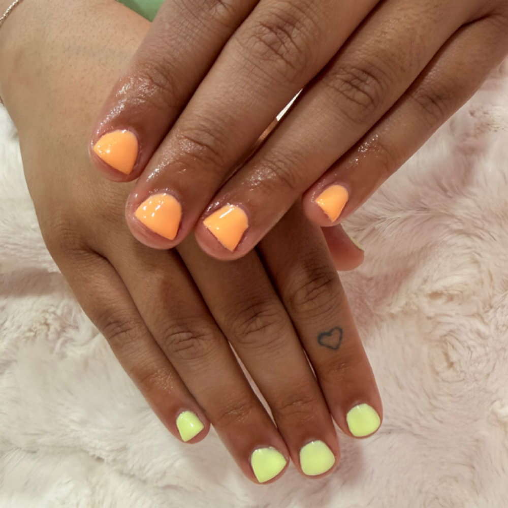 Short Hard Gel Application at Tailored Nails in Plainfield, IN