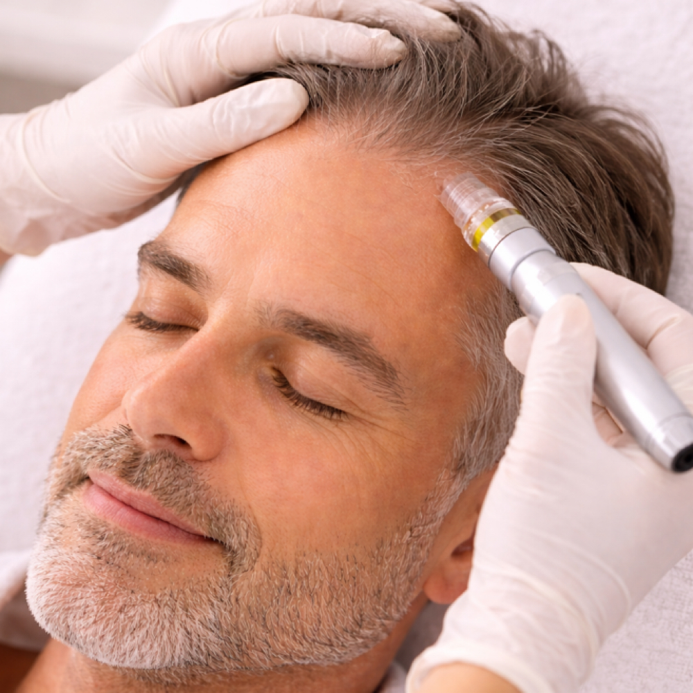 Hair Loss Protocol-Partial Scalp at AMES Medical in Miami, FL